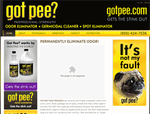 Tablet Screenshot of gotpee.net